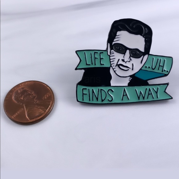 Jeff Goldblum Enamel Pin/ Brooch - Picture 2 of 4